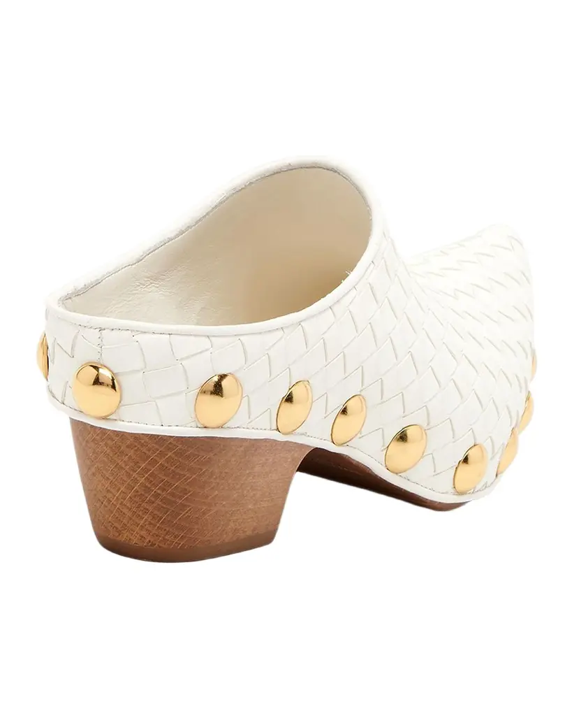 Bottega Veneta Gondola Intrecciato Leather Clog Mules