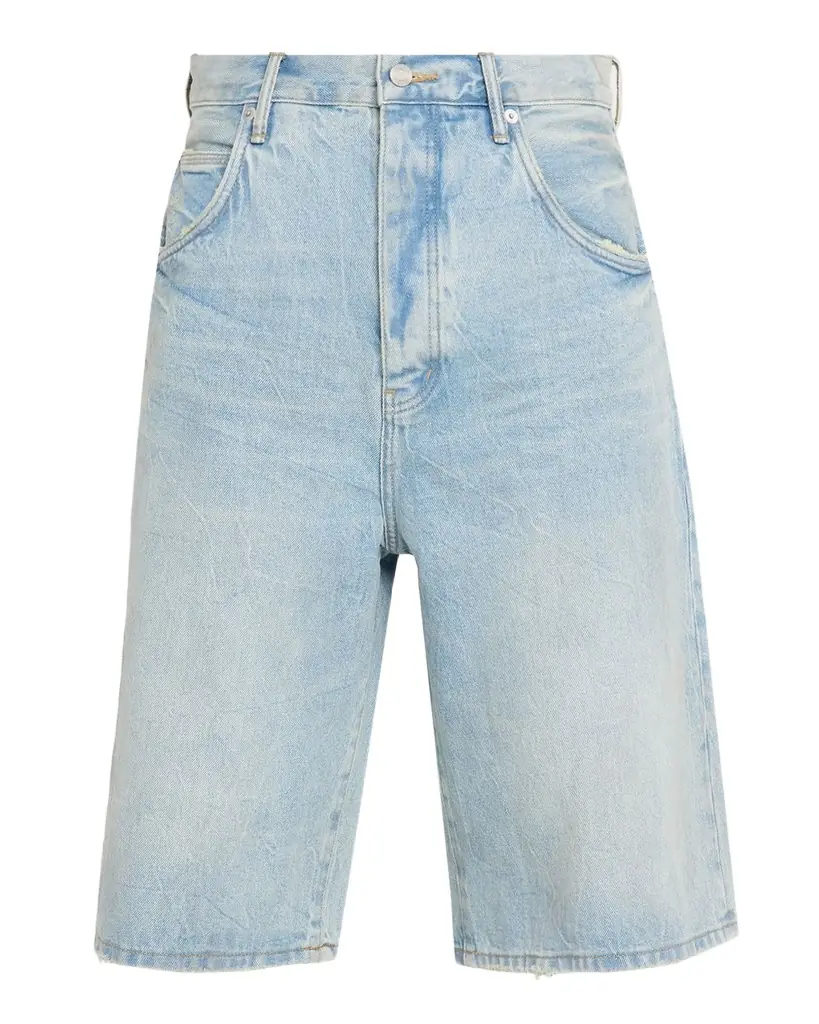 PURPLE Men 's Vintage Dust Bow Denim Shorts