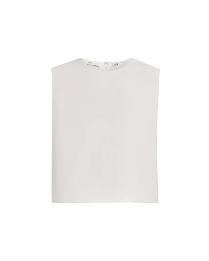 Vince Linen Crewneck Top