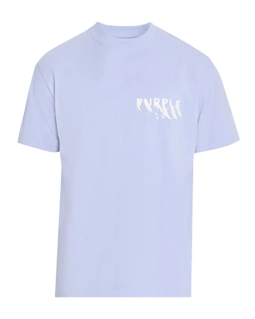 PURPLE Men 's Jersey Graphic Logo T-Shirt
