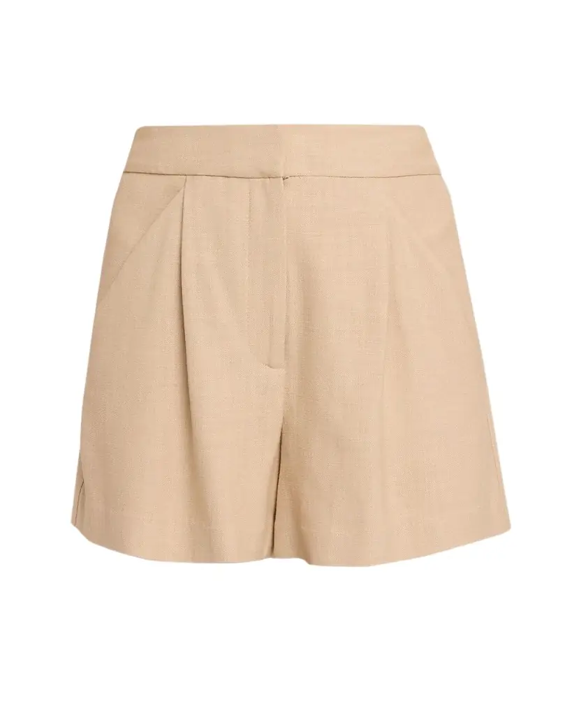 Veronica Beard Marbeau Pleated Shorts