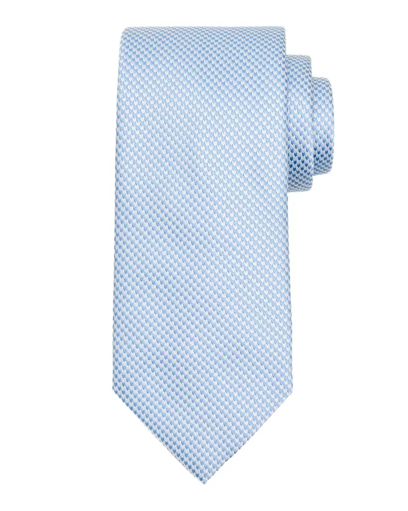 Brioni Men 's Micro-Woven Jacquard Silk Tie