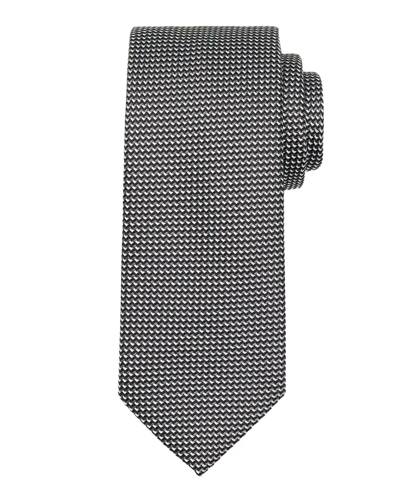 Brioni Men 's Micro-Woven Jacquard Silk Tie