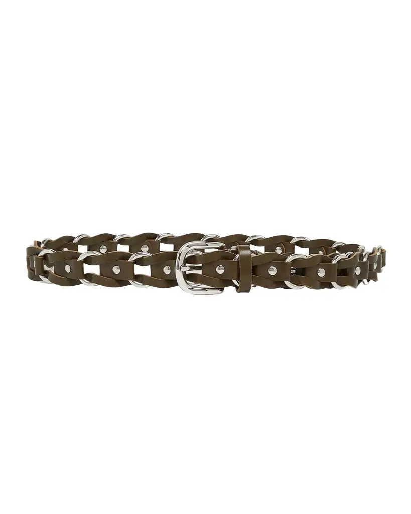 Isabel Marant Bali Woven Leather Belt