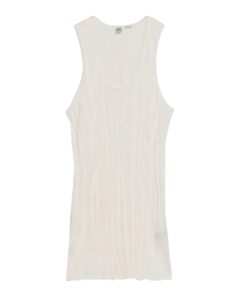 Toteme Crinkled Knit Tank Top