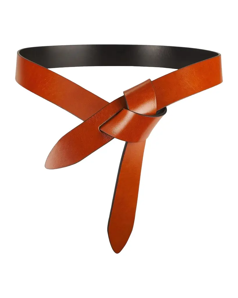 Isabel Marant Lecce Leather Pull-Through Belt