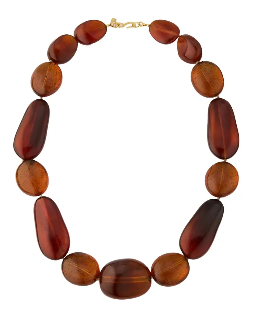 Golconda by Kenneth Jay Lane Multi-Shape Resin Beaded Necklace