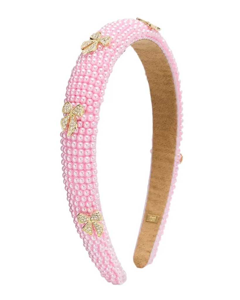 Bari Lynn Girl 's Jewel-Embellished Beaded Headband