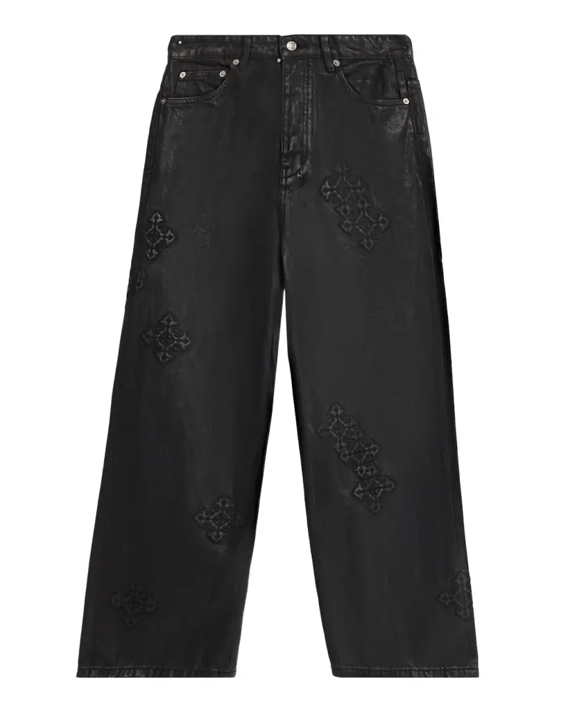 Ksubi Men 's Maxx Black Denim Straight-Leg Jeans