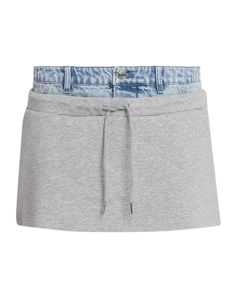 SEROYA Bertha Layered Mini Skirt