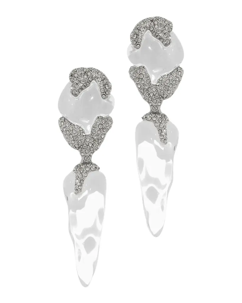 Alexis Bittar Silverlake Lucite Post Drop Earrings