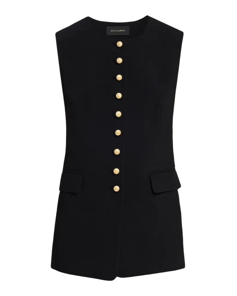Kobi Halperin Kim Slim Button-Down Vest