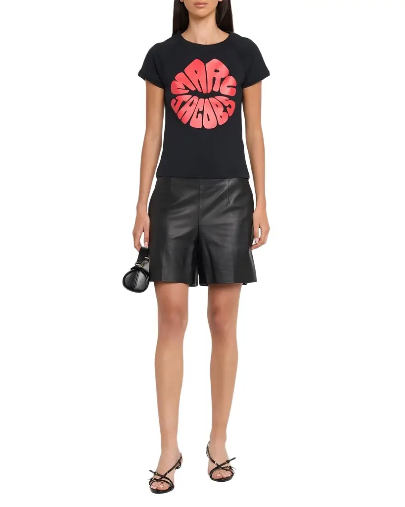 Marc Jacobs Marc Kiss Logo Shrunken T-Shirt