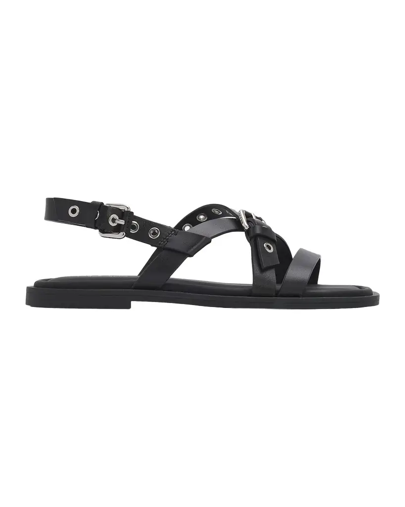 Rag & Bone Harlow Leather Strappy Flat Sandals