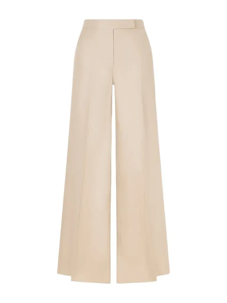 Max Mara Big Linen Wide-leg Pants