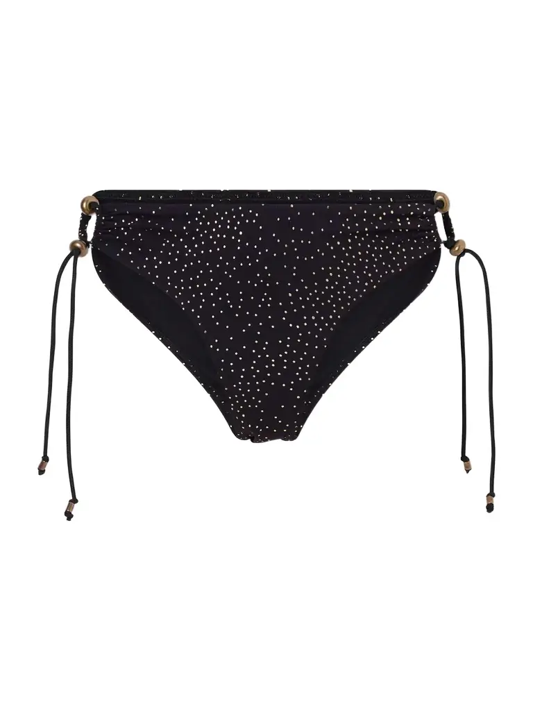 Isabel Marant Alvina Embellished Polka-dot Bikini Briefs