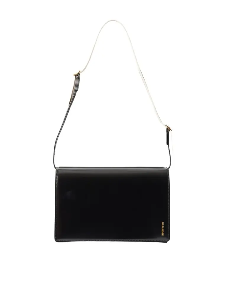 Jil Sander File Small Leather Shoulder Bag