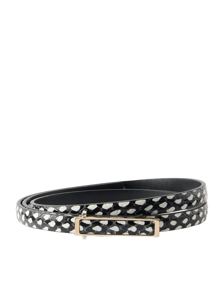 Tom Ford Snake-effect Leather Belt
