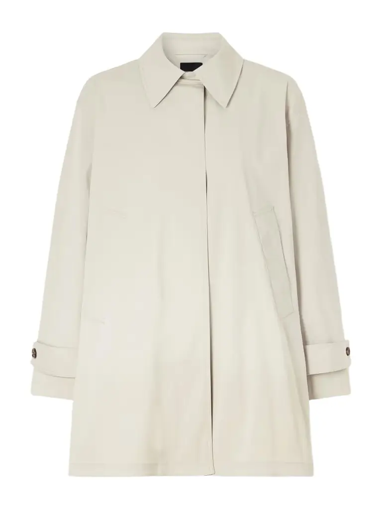Theory Cotton-blend Gabardine Trench Coat