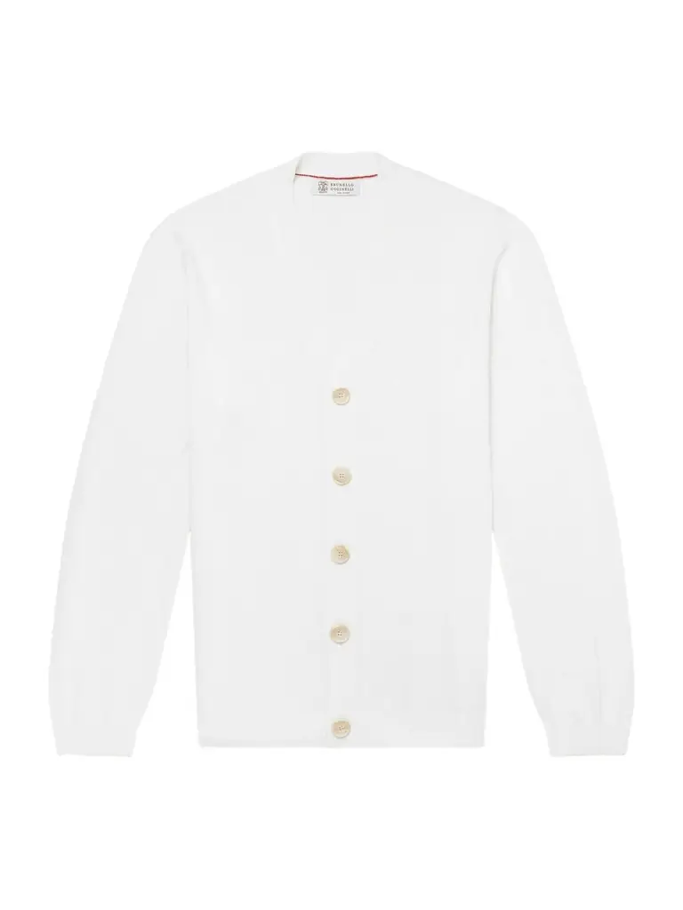 Brunello Cucinelli Knitted Linen and Cotton-Blend Cardigan - Men