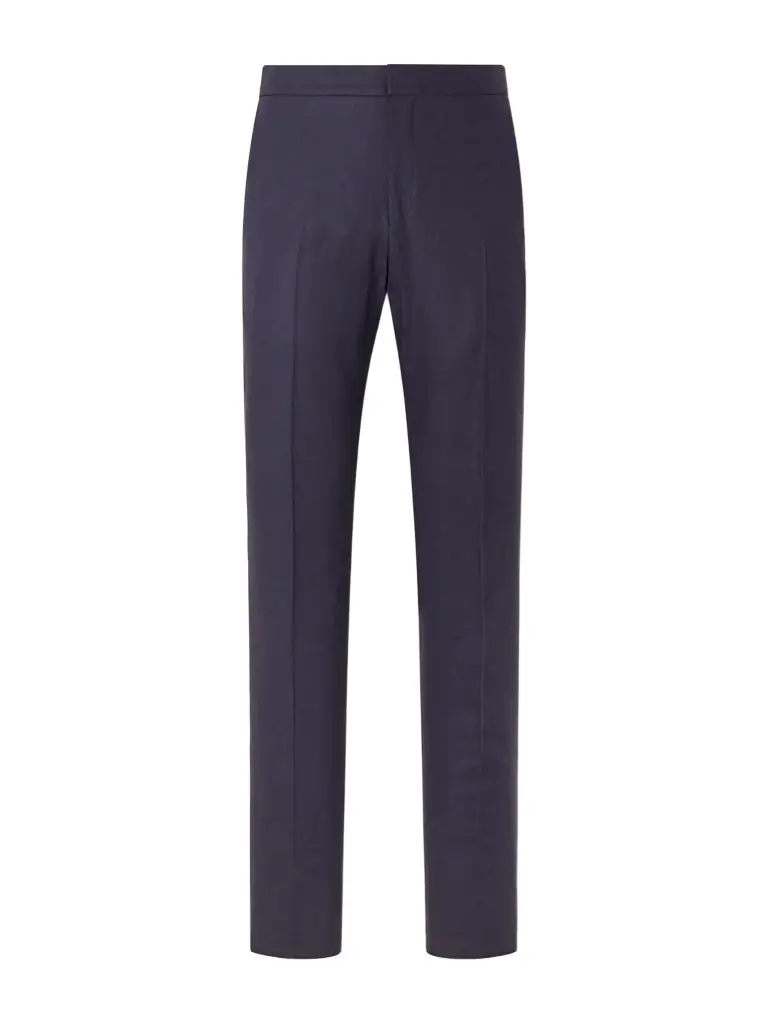Zegna Straight-Leg Linen-Twill Trousers - Men