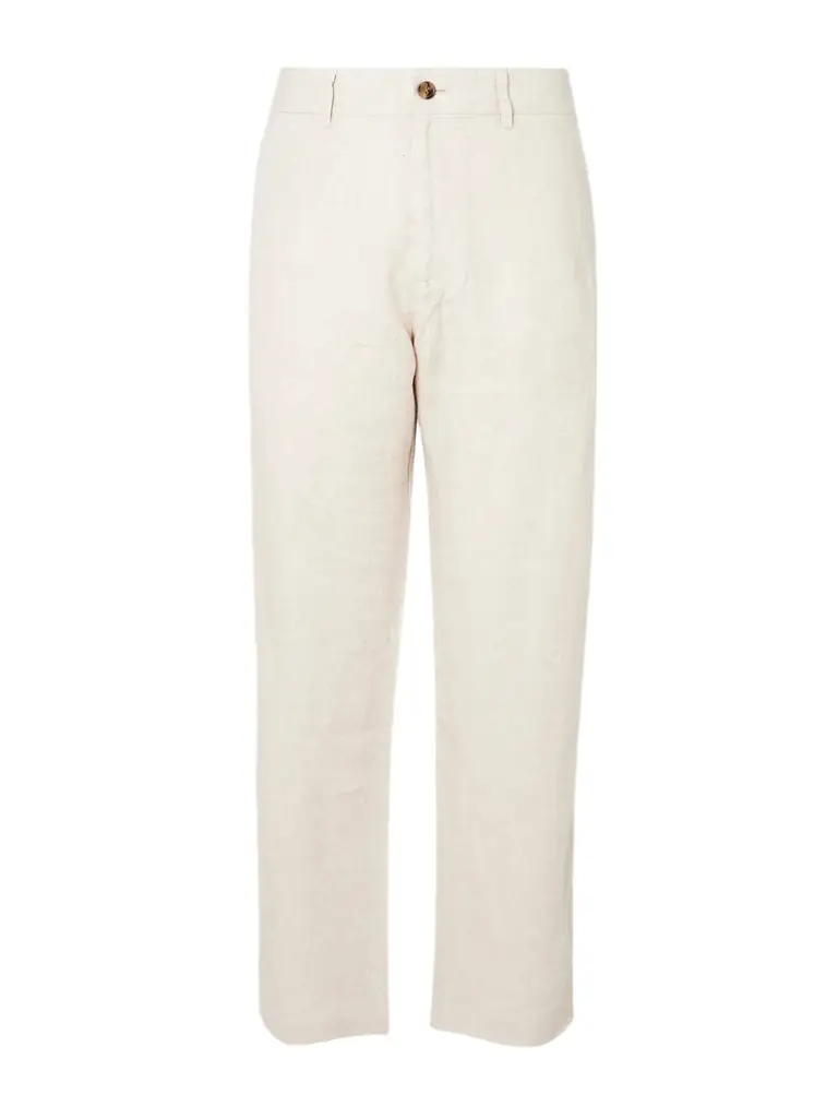 NN07 Aden 1454 Straight-Leg Linen Suit Trousers - Men