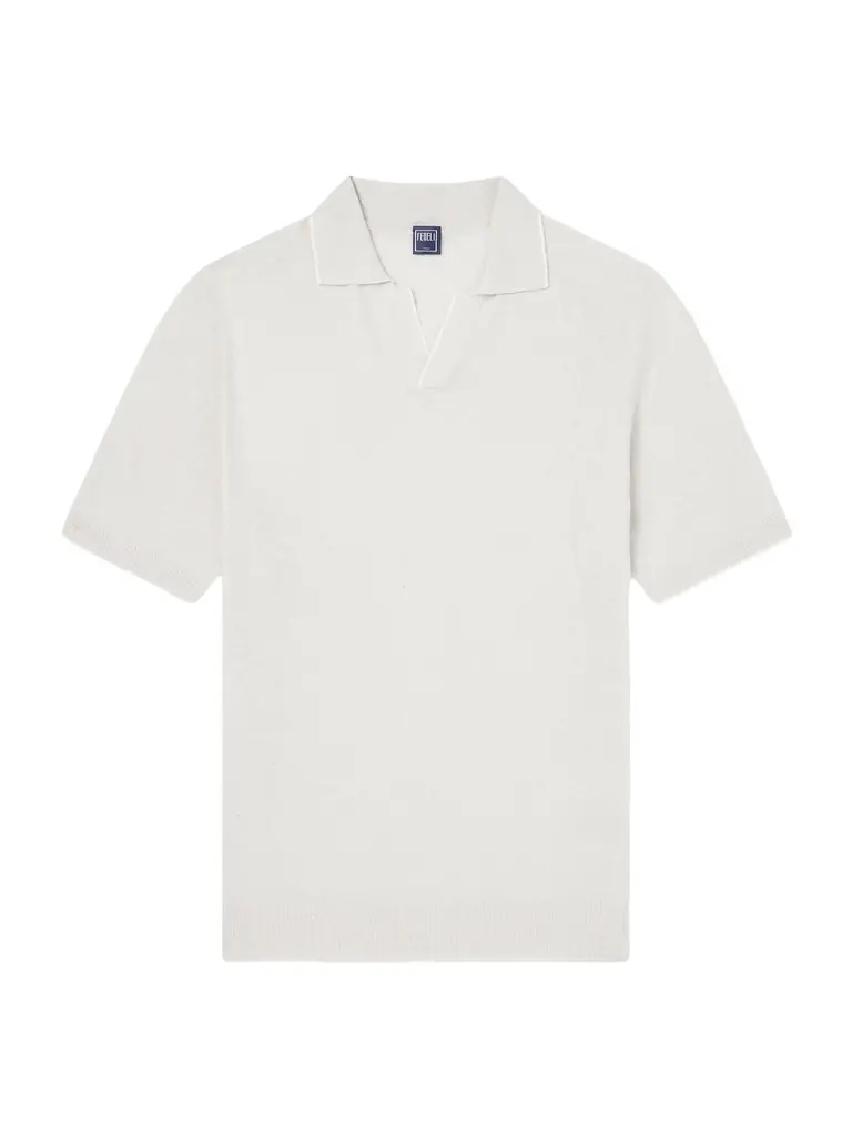 FEDELI Delta Linen and Cotton-Blend Polo Shirt - Men