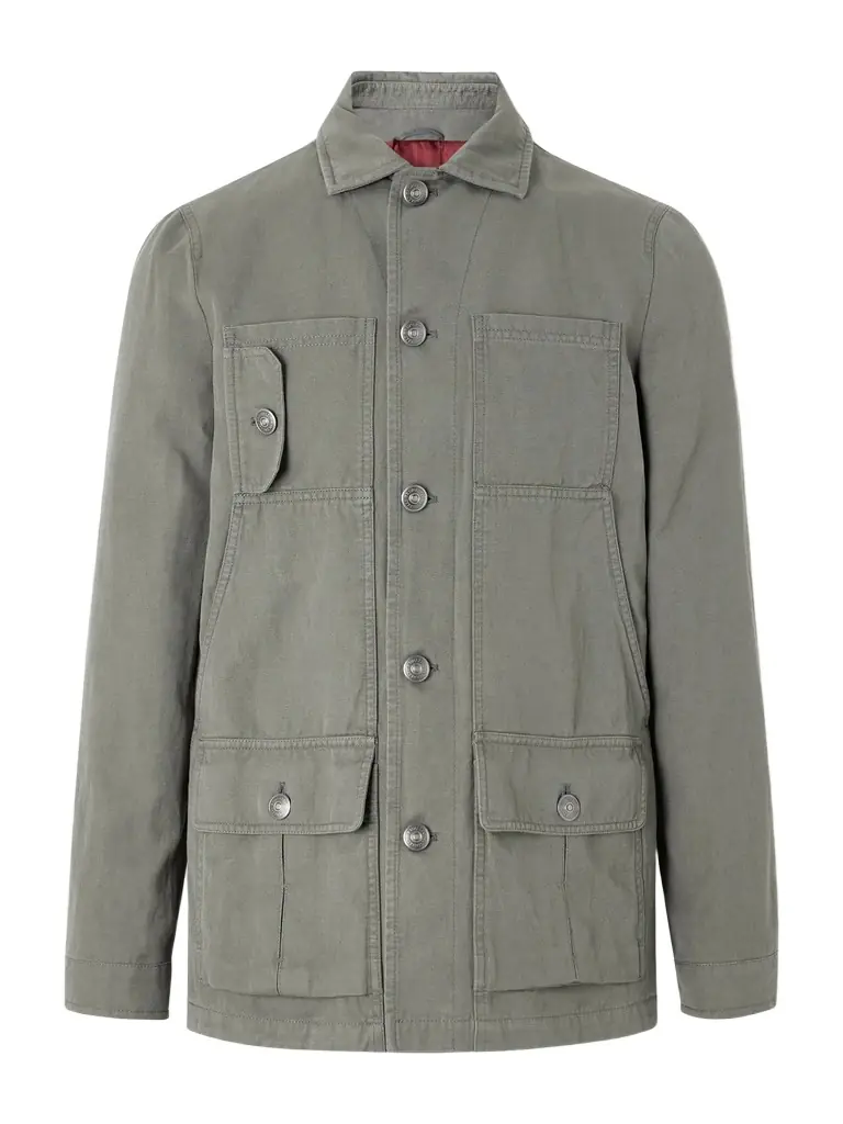 Brunello Cucinelli Cotton and Linen-Blend Jacket - Men