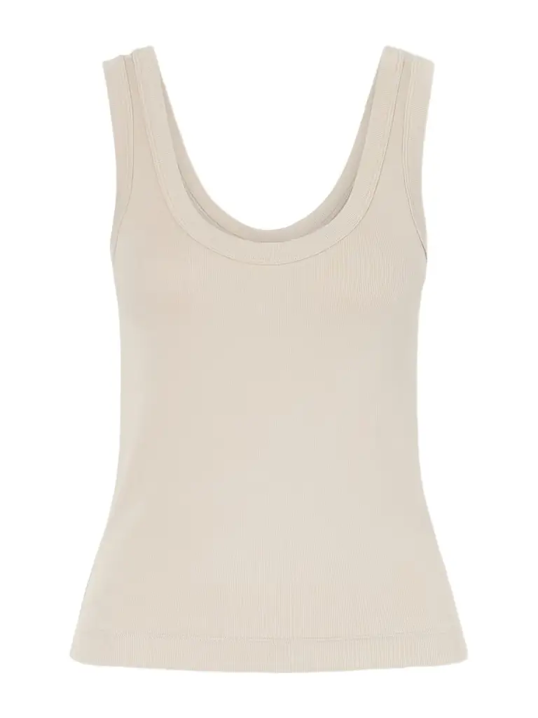 Brunello Cucinelli Ribbed Cotton-blend Jersey Tank