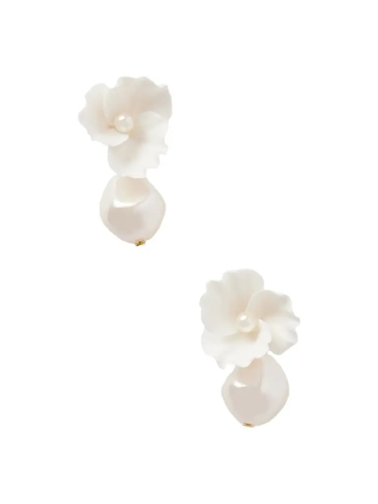 Jennifer Behr Clarabel Gold-tone Pearl Earrings