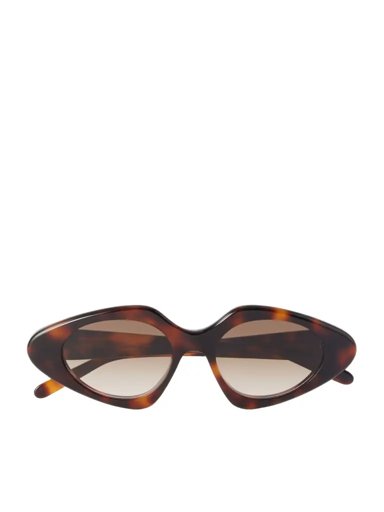 Loewe Slim Cat-eye Tortoiseshell Acetate Sunglasses