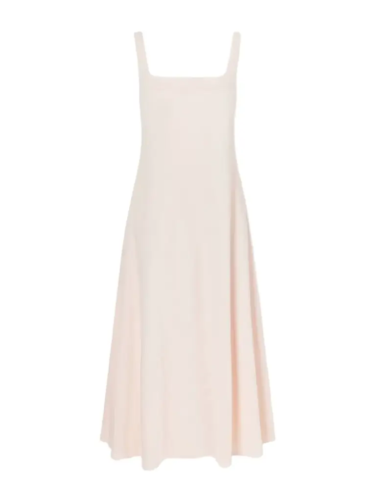 Theory Linen-blend Midi Dress