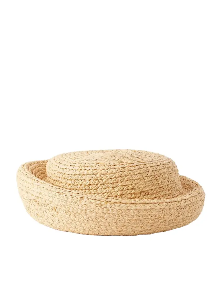 Gigi Burris Laura Woven Raffia Pillbox Hat