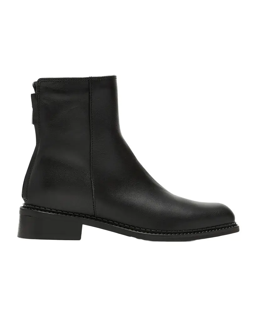 La Canadienne Selina Leather Ankle Booties