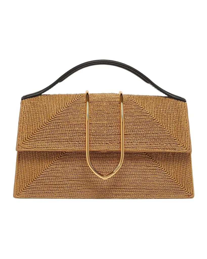 Jacquemus Le Grand Bambino Woven Top-Handle Bag