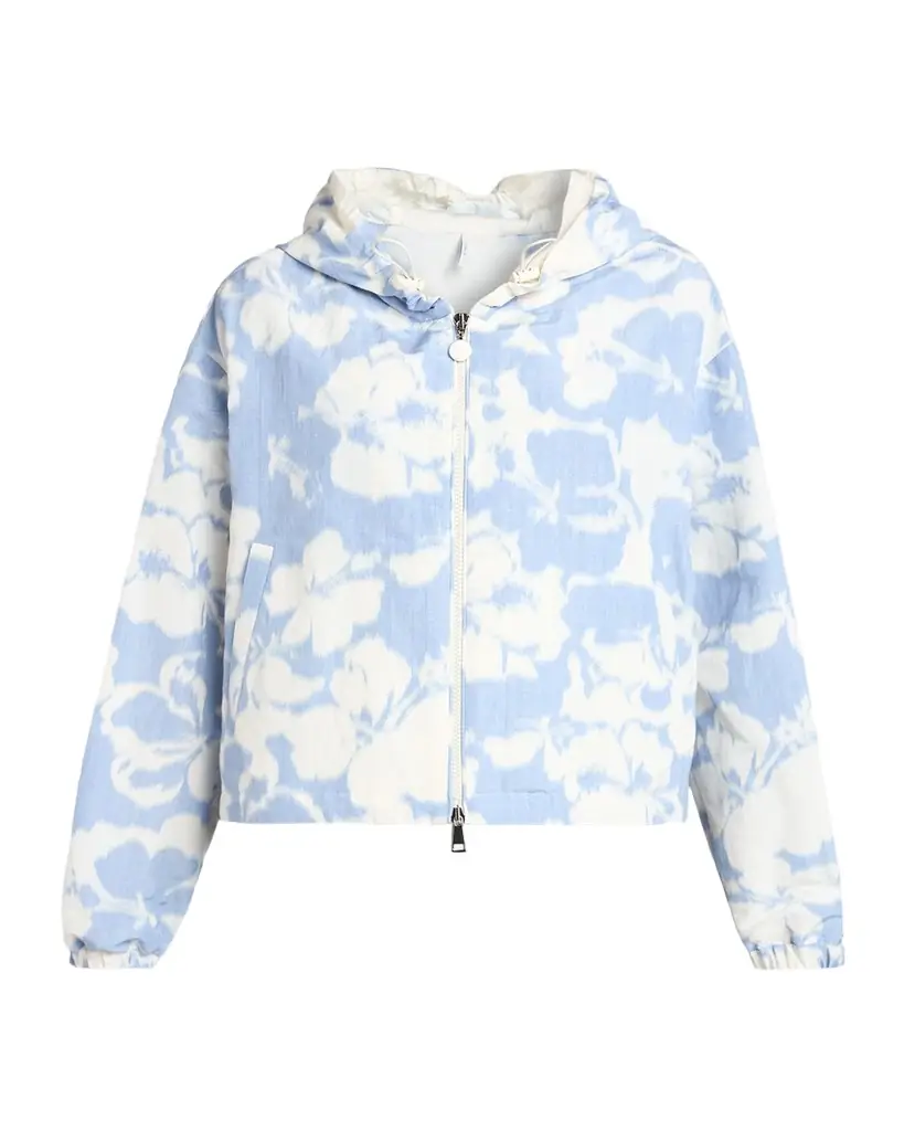 Moncler Noisetier Floral Hooded Jacket