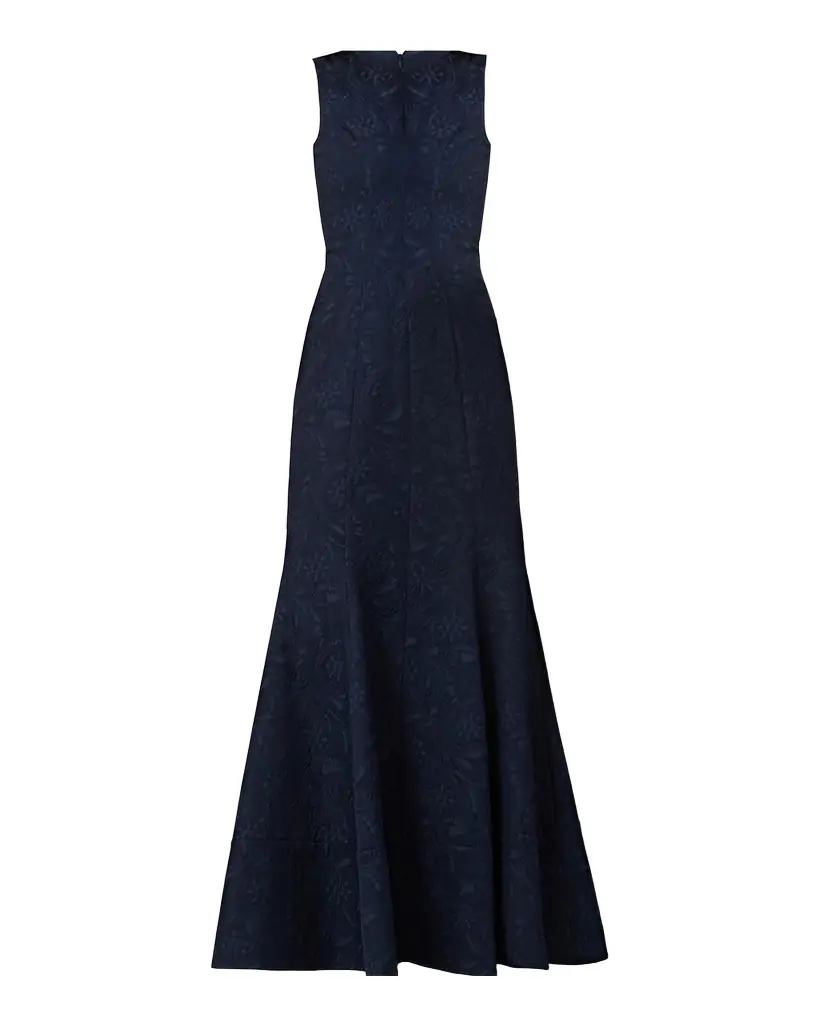Shoshanna Wilson Floral Jacquard Mermaid Gown
