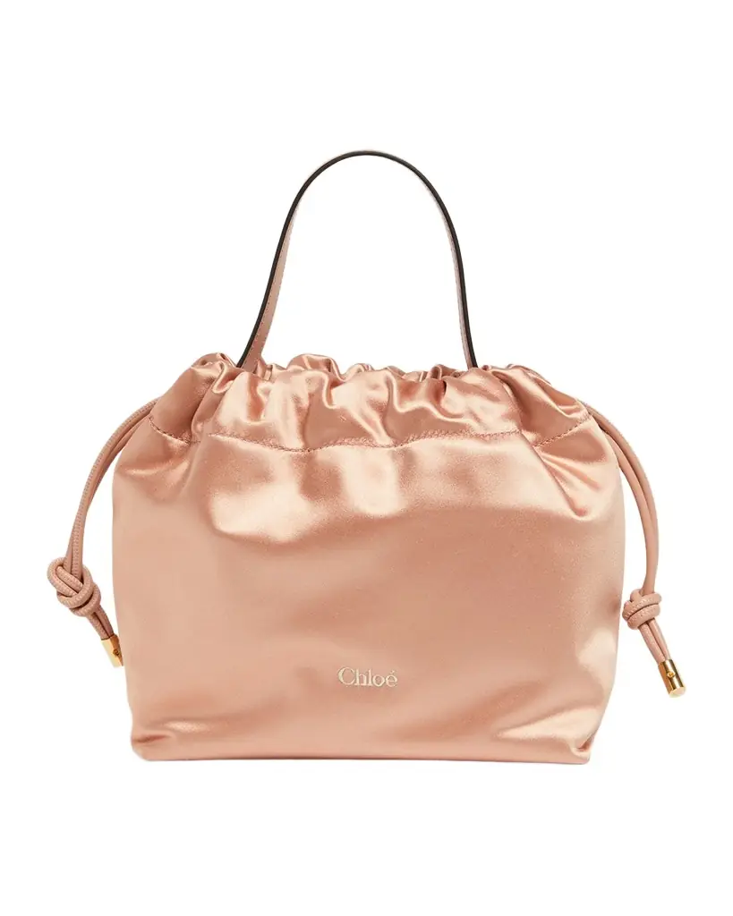 Chloe Mini Icons Satin Top Handle Bag