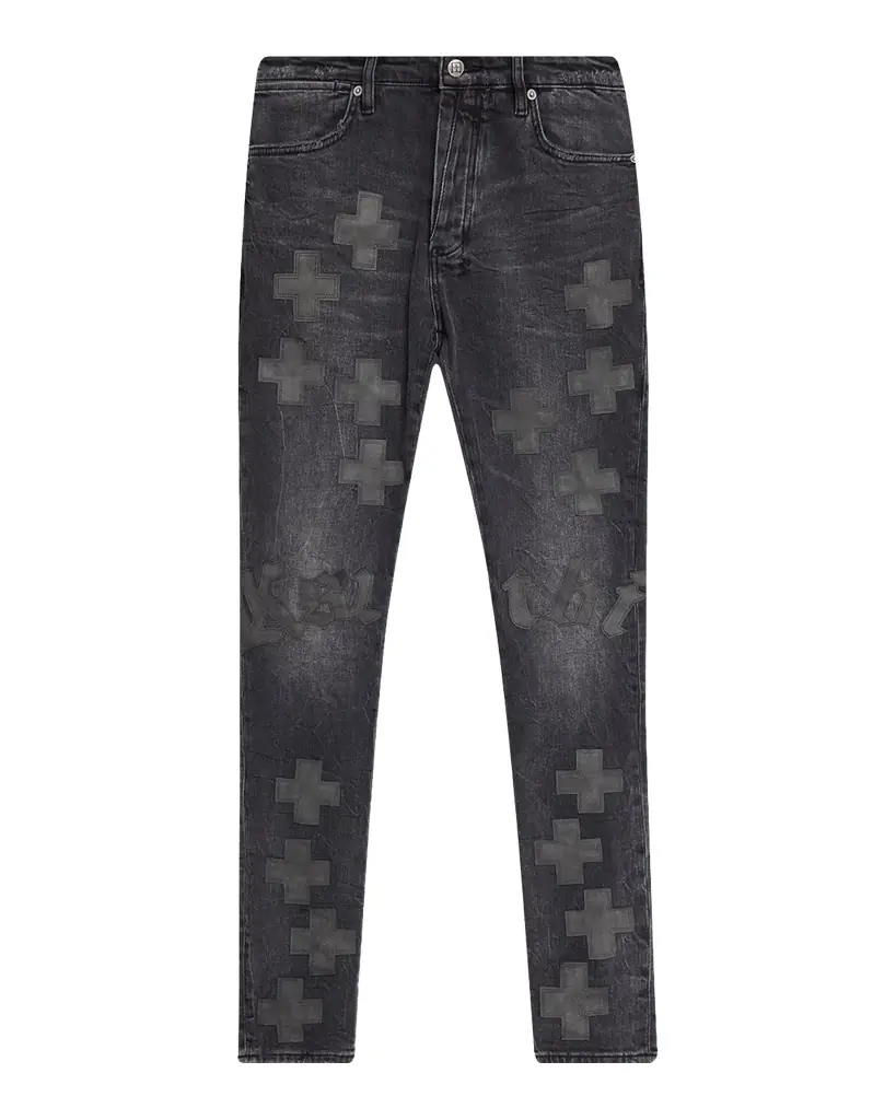 Ksubi Men 's Van Winkle Backstage Black Kraftwerk Skinny Jeans