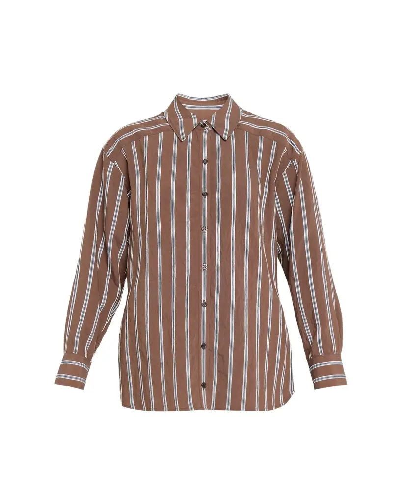 Veronica Beard Lloyd Stripe Button-Front Shirt