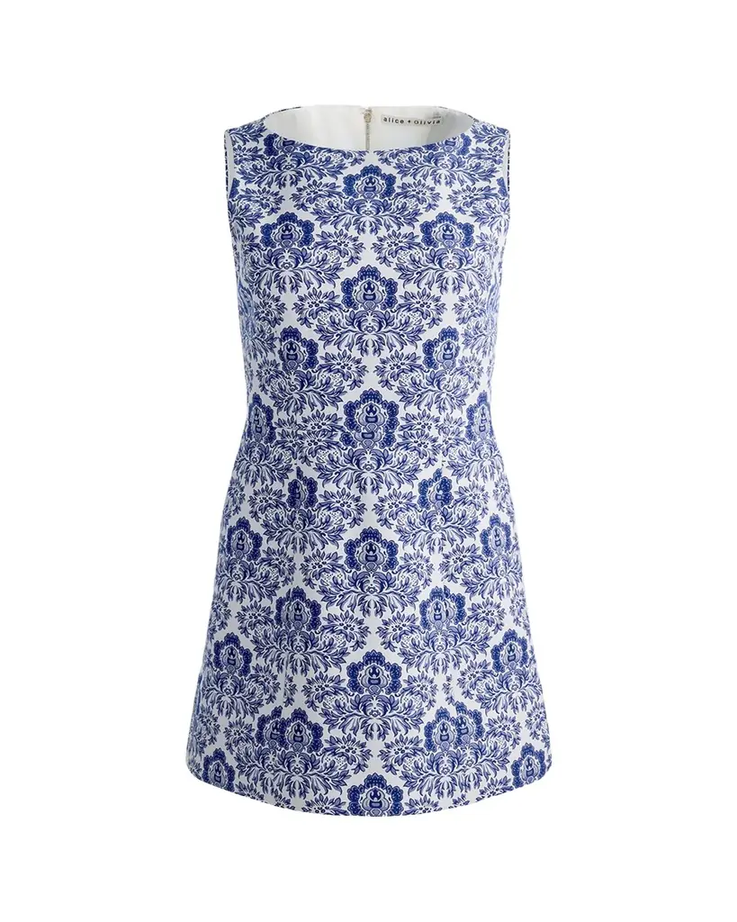 ALICE + OLIVIA Eva Structured Mini Dress