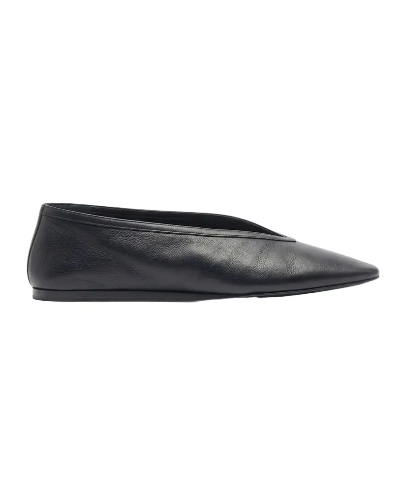 Le Monde Beryl Luna Leather Ballerina Flats
