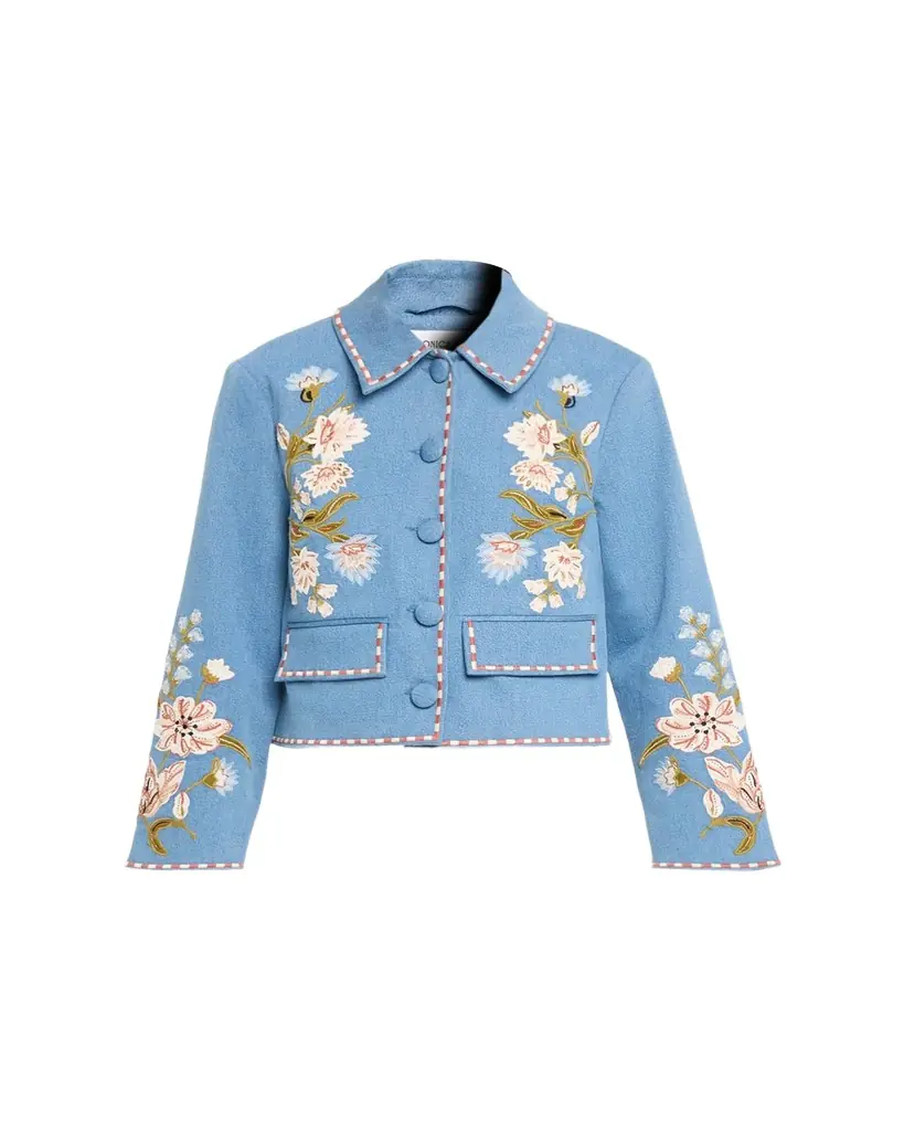Veronica Beard Vikaria Embroidered Jacket