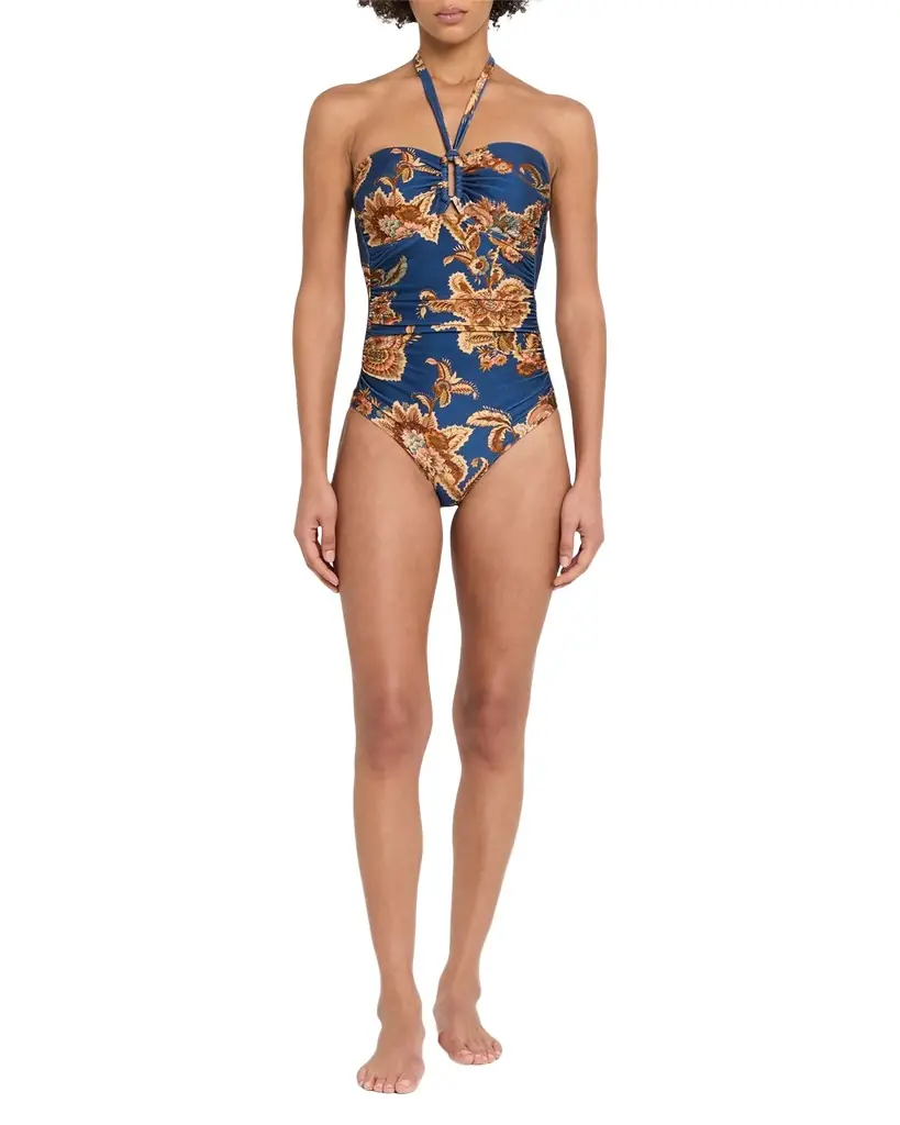 Zimmermann Aster Wide Link One-Piece Swimsuit