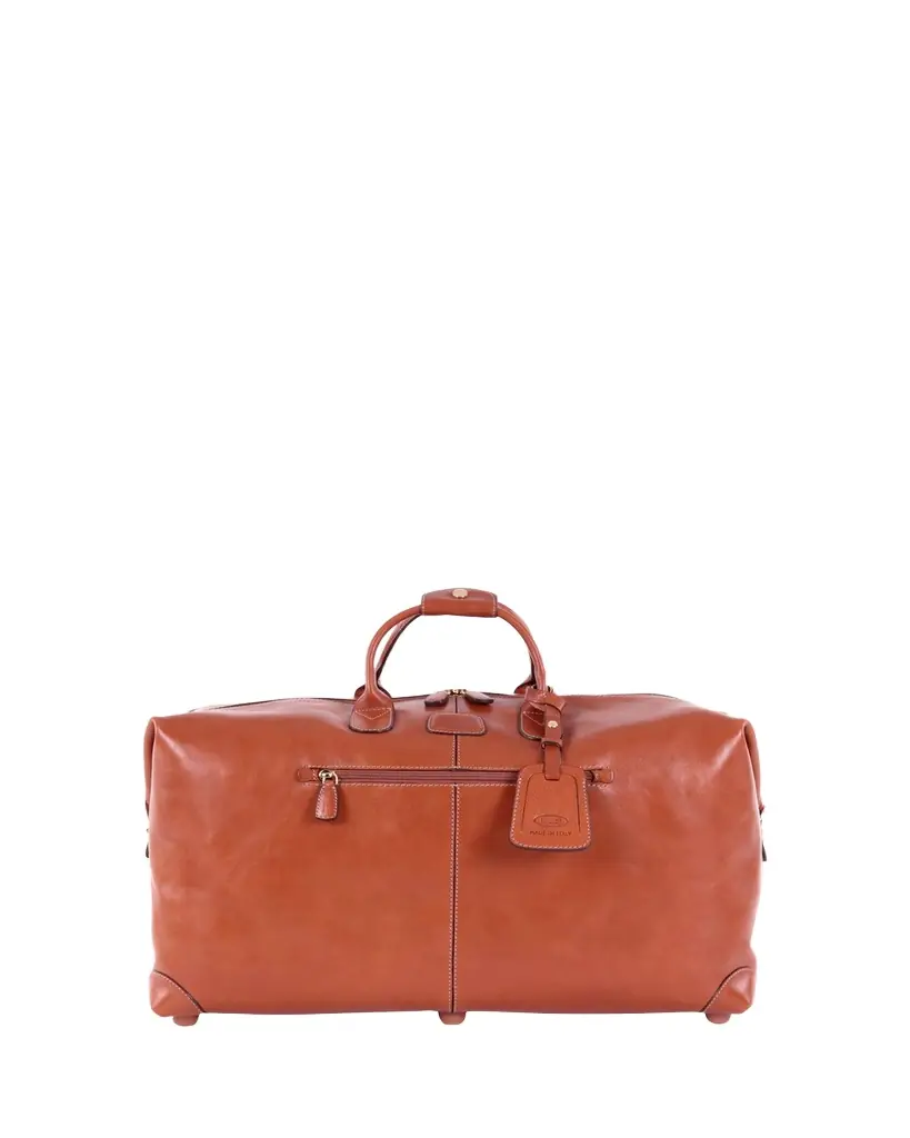 Bric's Pelle Cognac 22" Cargo Duffel Luggage