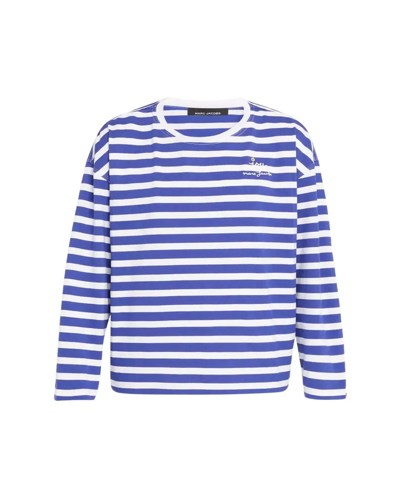 Marc Jacobs Daisy Striped Long-Sleeve T-Shirt