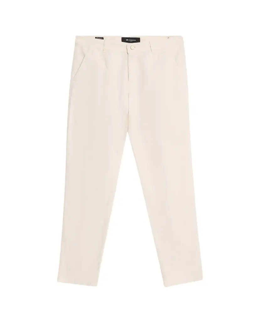 Kiton Men's Cotton Stretch Slim Four-Pocket Pants