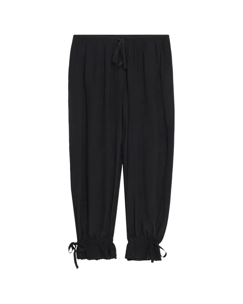 Ciao Lucia Pauli Silk Embroidered Pants