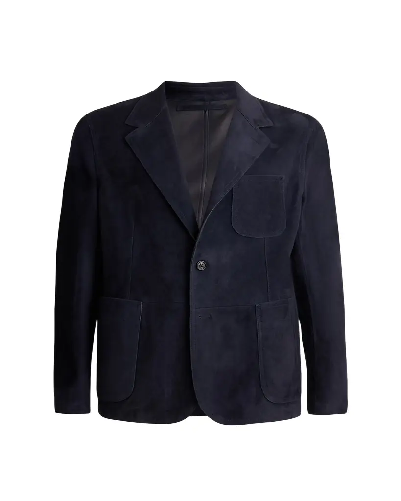 Ralph Lauren Purple Label Hand-Tailored Suede Sport Coat