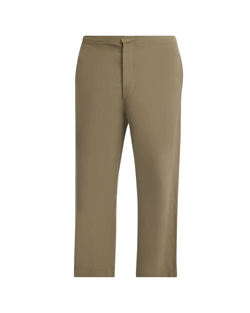 THE ROW Men's Time Straight-Leg Cotton Canvas Pants